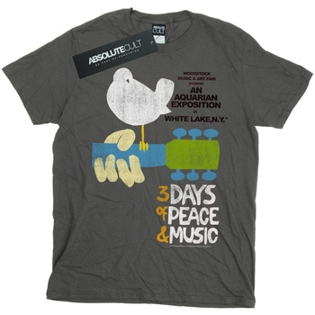 Vêtements Fille T-shirts manches longues Woodstock Festival Poster Multicolore