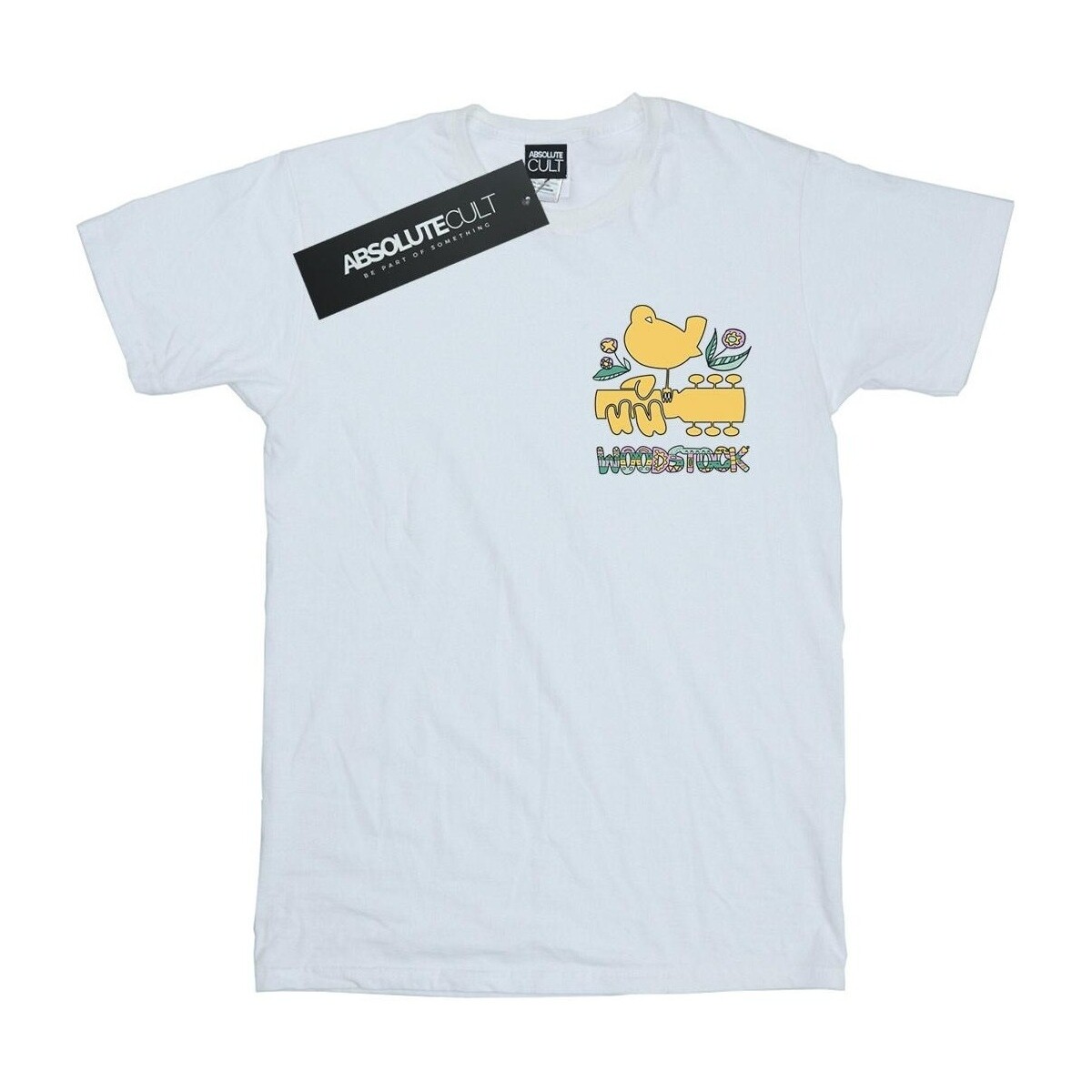 Vêtements Fille T-shirts manches longues Woodstock Breast Logo Blanc