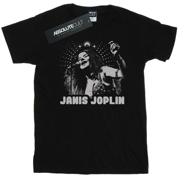 Vêtements Fille T-shirts manches longues Janis Joplin Spiritual Mono Noir