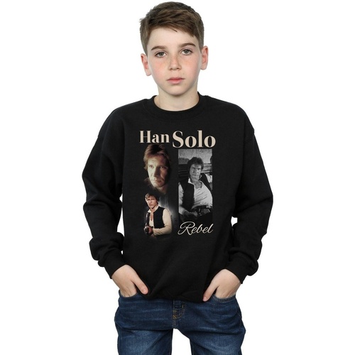 Vêtements Garçon Sweats Disney Han Solo 90s Style Noir