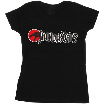 Vêtements Femme T-shirts manches longues Thundercats Classic Logo Noir