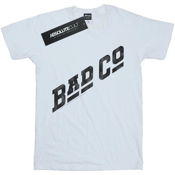 Vêtements Fille T-shirts manches longues Bad Company Distressed Logo Blanc