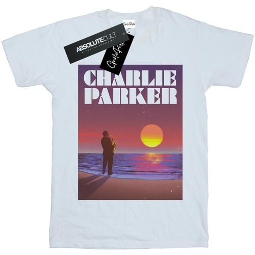 Vêtements Fille T-shirts manches longues Charlie Parker Into The Sunset Blanc