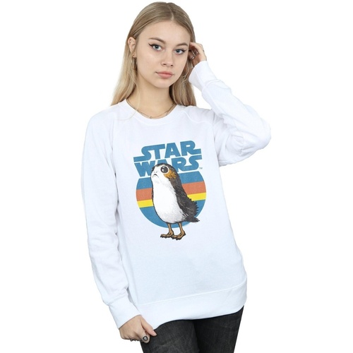 Vêtements Femme Sweats Disney The Last Jedi Porg Blanc