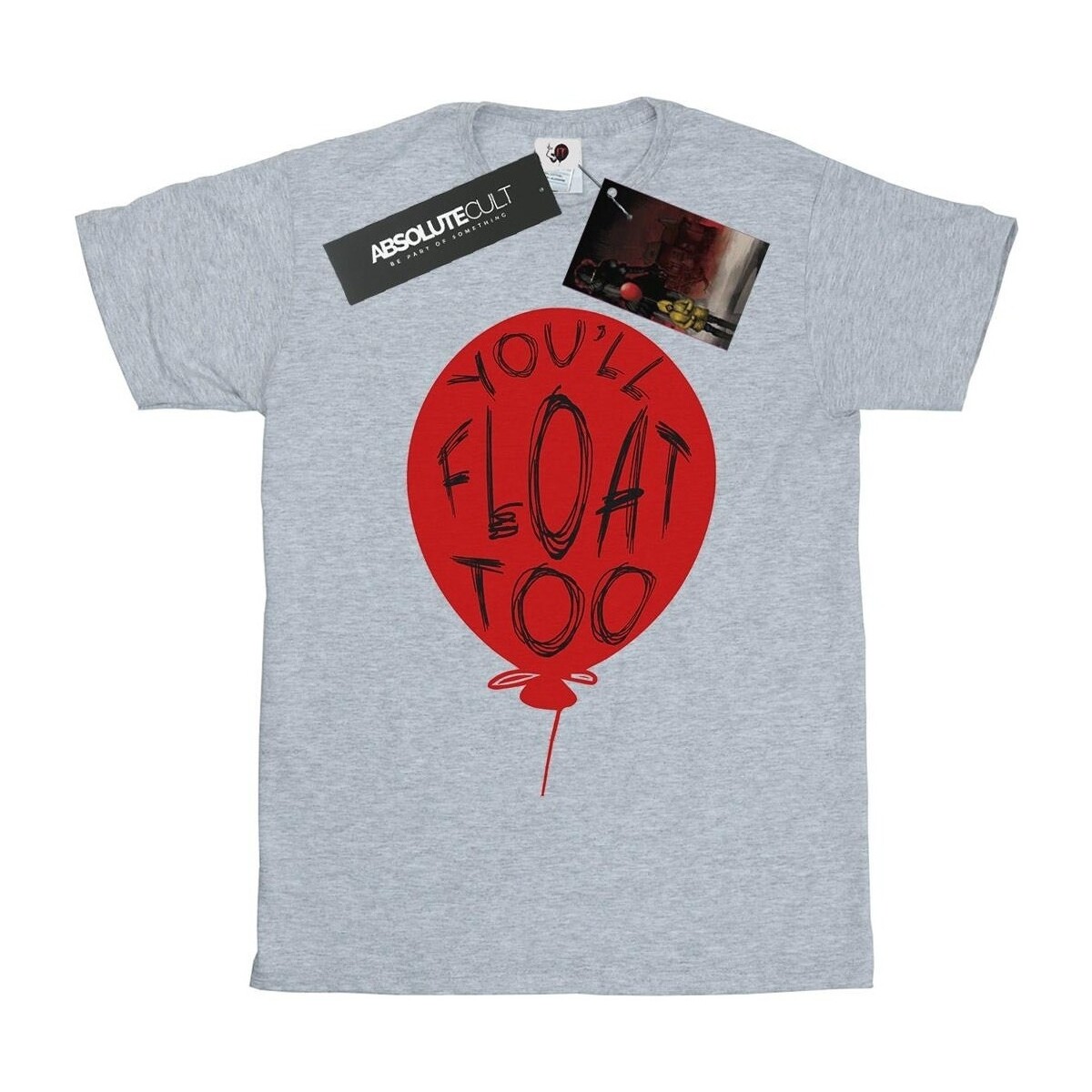 Vêtements Homme T-shirts manches longues It Pennywise You'll Float Too Gris