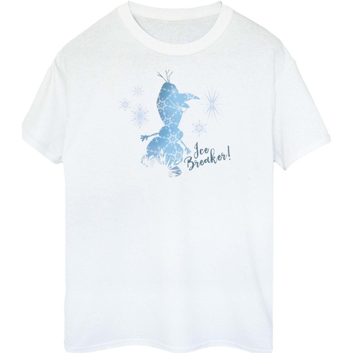 Vêtements Femme T-shirts manches longues Disney Frozen 2 Olaf Ice Breaker Blanc