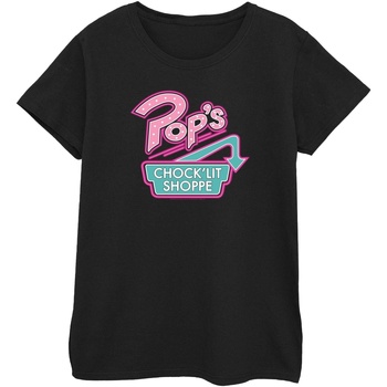 Vêtements Femme T-shirts manches longues Riverdale Pop's Chock'lit Shoppe Noir