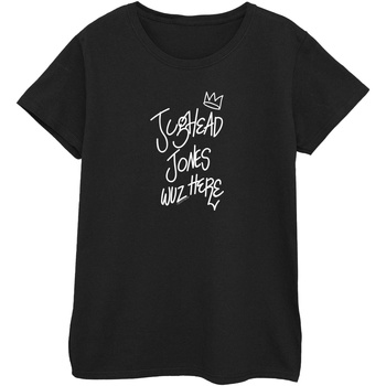 Vêtements Femme T-shirts manches longues Riverdale Jughead Wuz Here Noir