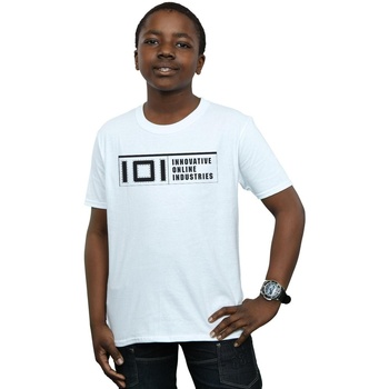 Vêtements Garçon T-shirts manches courtes Ready Player One IOI Logo Blanc