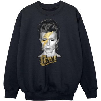 Vêtements Garçon Sweats David Bowie Aladdin Sane Gold Bolt Noir