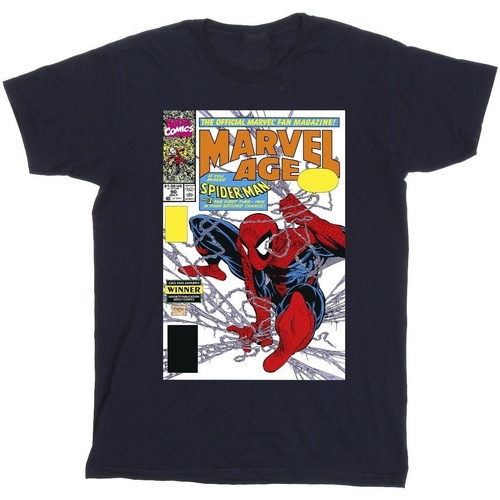 Vêtements Garçon T-shirts manches courtes Marvel Spider-Man  Age Comic Cover Bleu