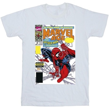 Vêtements Garçon T-shirts manches courtes Marvel Spider-Man  Age Comic Cover Blanc