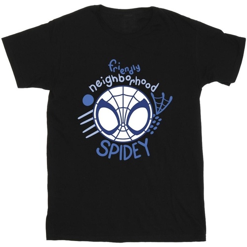 Vêtements Garçon T-shirts manches courtes Marvel Spidey And His Amazing Friends Neighbourhood Noir
