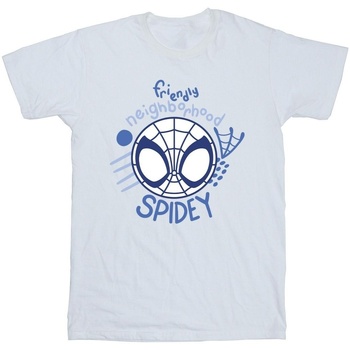 Vêtements Garçon T-shirts manches courtes Marvel Spidey And His Amazing Friends Neighbourhood Blanc