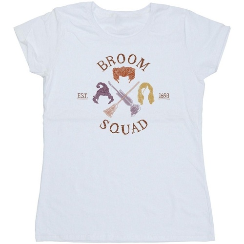 Vêtements Femme T-shirts manches longues Disney Hocus Pocus Broom Squad 93 Blanc