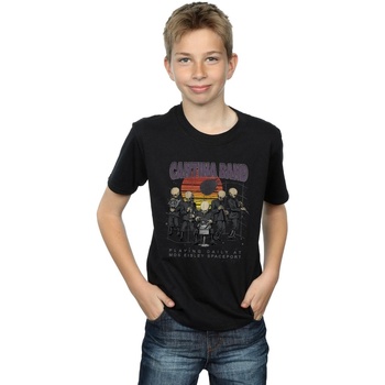 Vêtements Garçon T-shirts manches courtes Disney Cantina Spaceport Noir