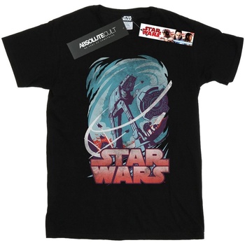 Vêtements Garçon T-shirts manches courtes Disney Hoth Swirl Noir