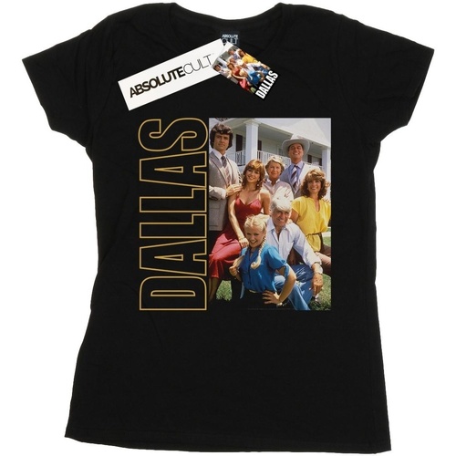 Vêtements Femme T-shirts manches longues Dallas Ewing Family Photo Noir