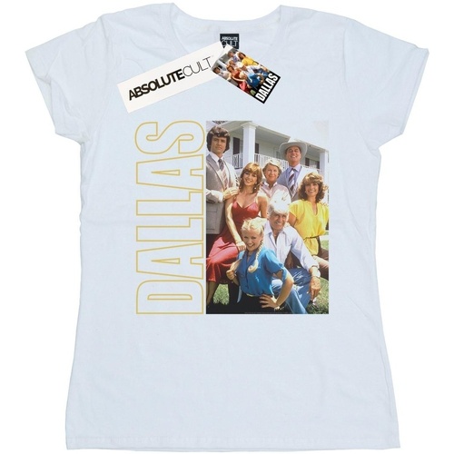 Vêtements Femme T-shirts manches longues Dallas Ewing Family Photo Blanc