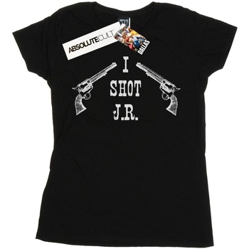 Vêtements Femme T-shirts manches longues Dallas I Shot J.R. Noir