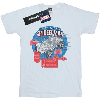 Vêtements Femme T-shirts manches longues Marvel Spider-Man Spider-Buggy Breakdown Blanc