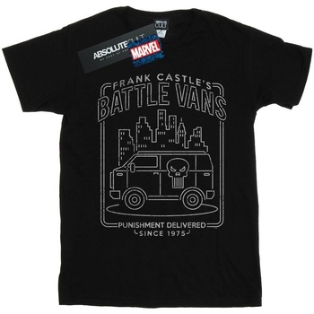 Vêtements Femme T-shirts manches longues Marvel The Punisher Frank Castle's Battle Vans Noir