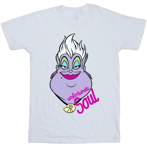 Vêtements Homme T-shirts manches longues Disney Villains Ursula Unfortunate Soul Blanc