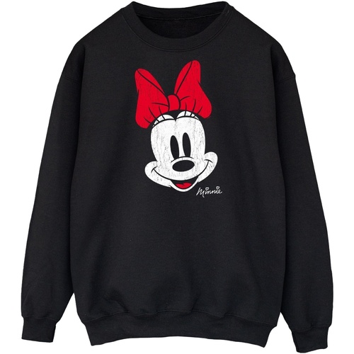 Vêtements Homme Sweats Disney Minnie Mouse Distressed Face Noir