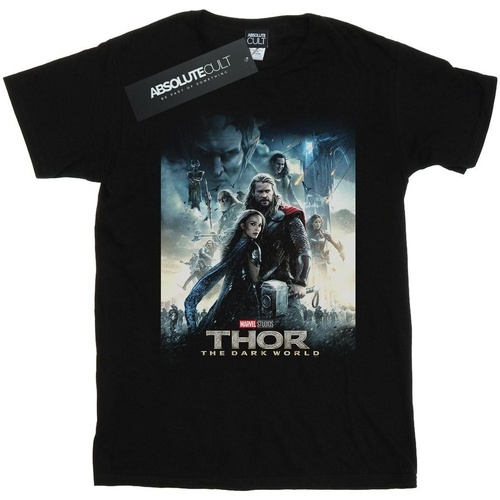 Vêtements Femme T-shirts manches longues Marvel Studios Thor The Dark World Poster Noir