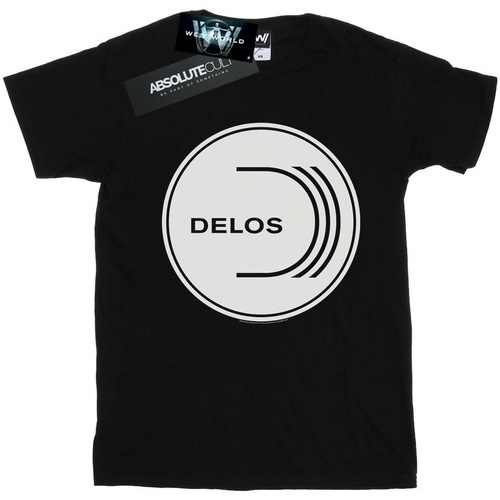 Vêtements Homme T-shirts manches longues Westworld Delos Circular Logo Noir
