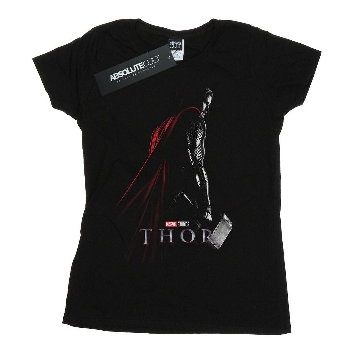 Vêtements Femme T-shirts manches longues Marvel Studios Thor Poster Noir