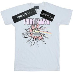 Vêtements Femme T-shirts manches longues Pink Floyd Pastel Triangle Blanc
