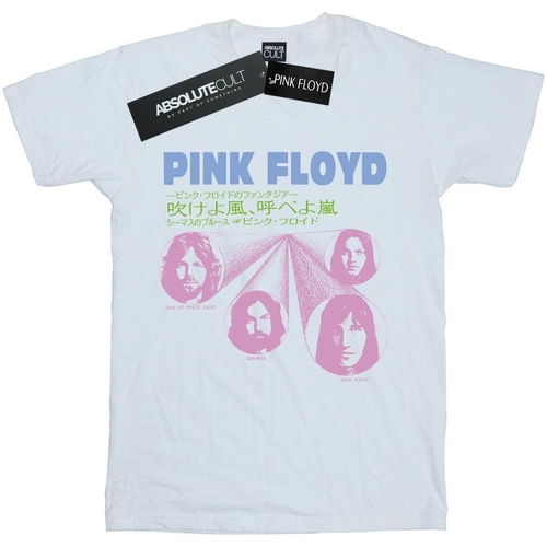 Vêtements Femme T-shirts manches longues Pink Floyd BI48918 Blanc
