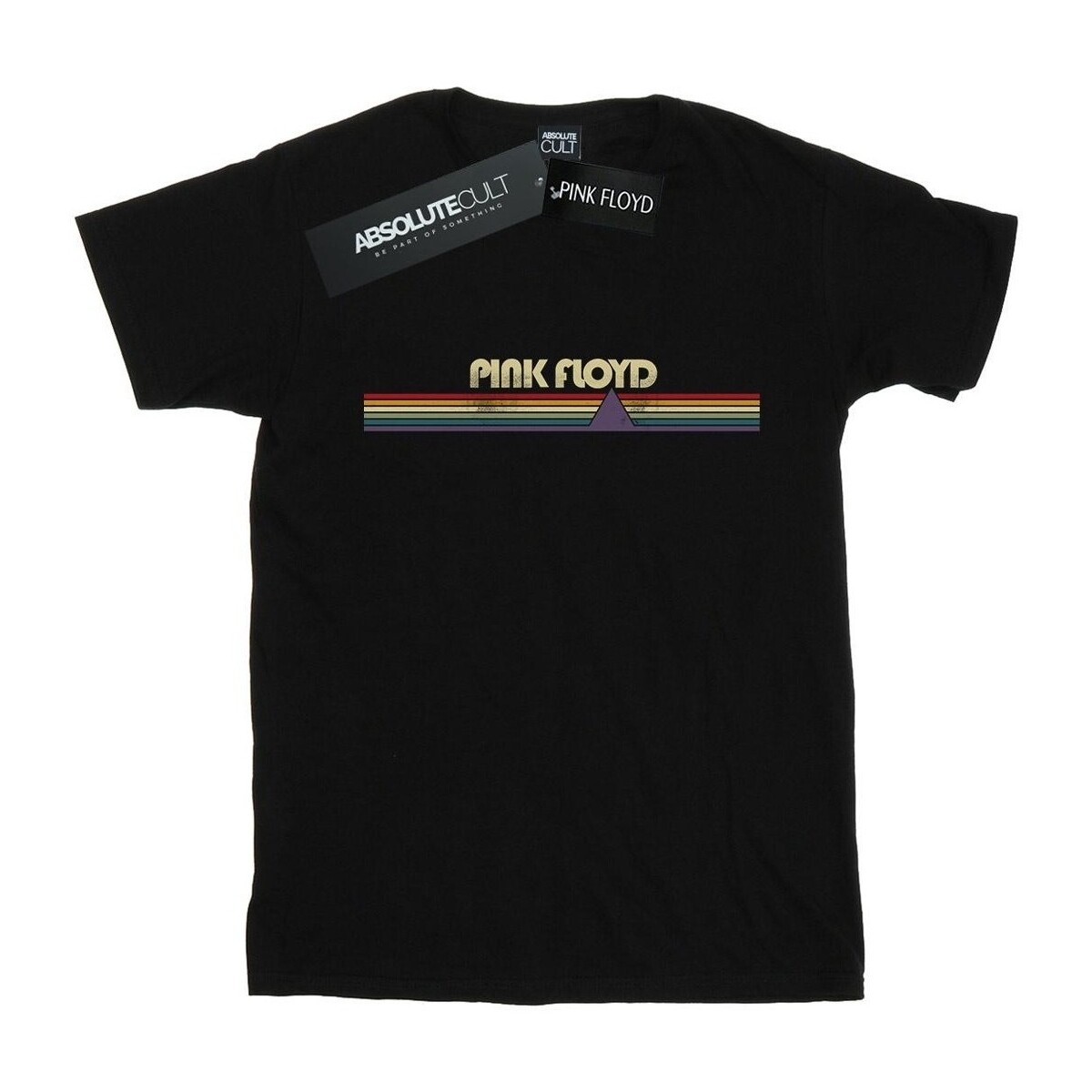 Vêtements Femme T-shirts manches longues Pink Floyd Prism Retro Stripes Noir