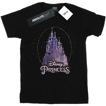Vêtements Femme T-shirts manches longues Disney Princess Christmas Castle Noir