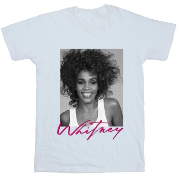 Vêtements Homme T-shirts manches longues Whitney Houston BI48974 Blanc