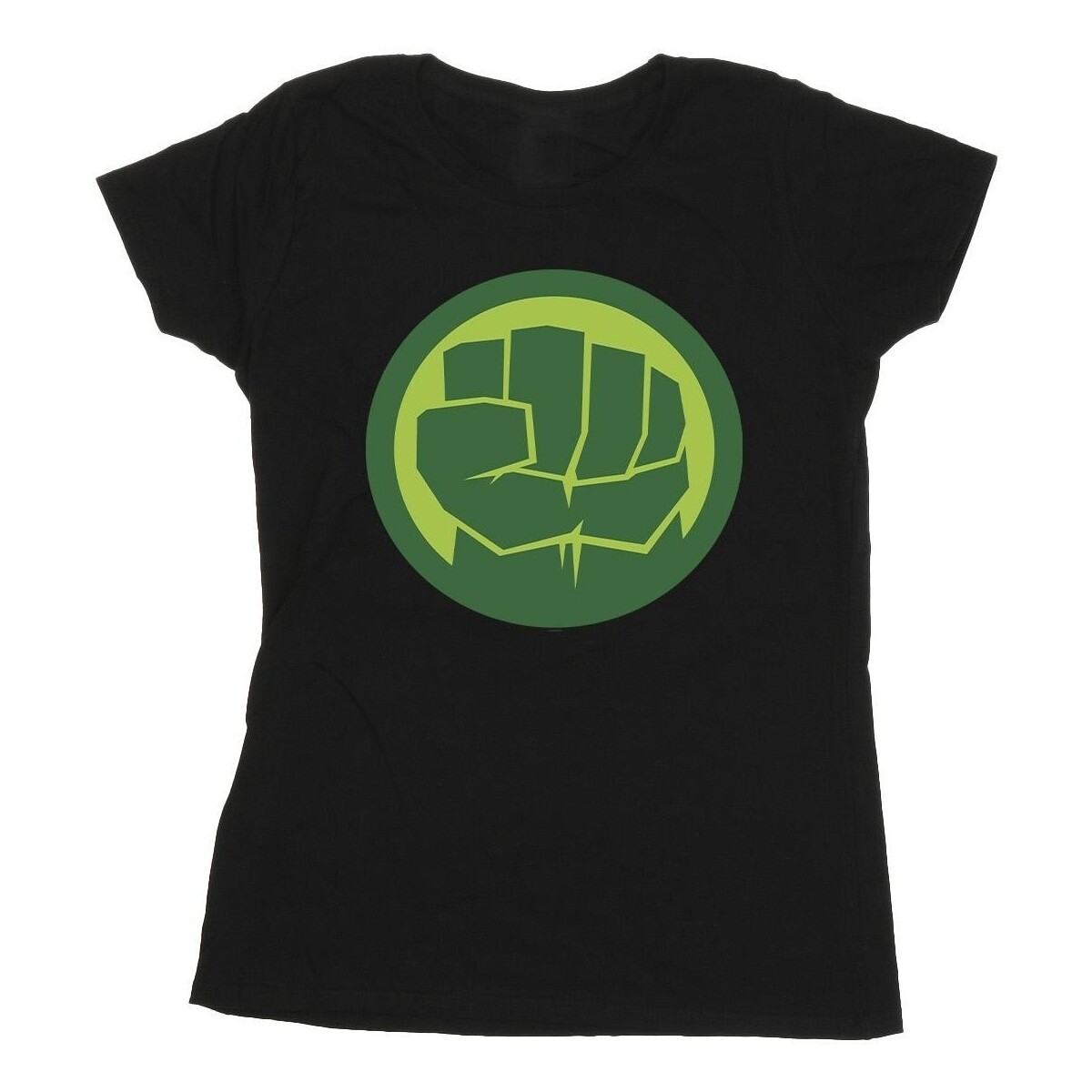 Vêtements Femme T-shirts manches longues Marvel Hulk Chest Logo Noir