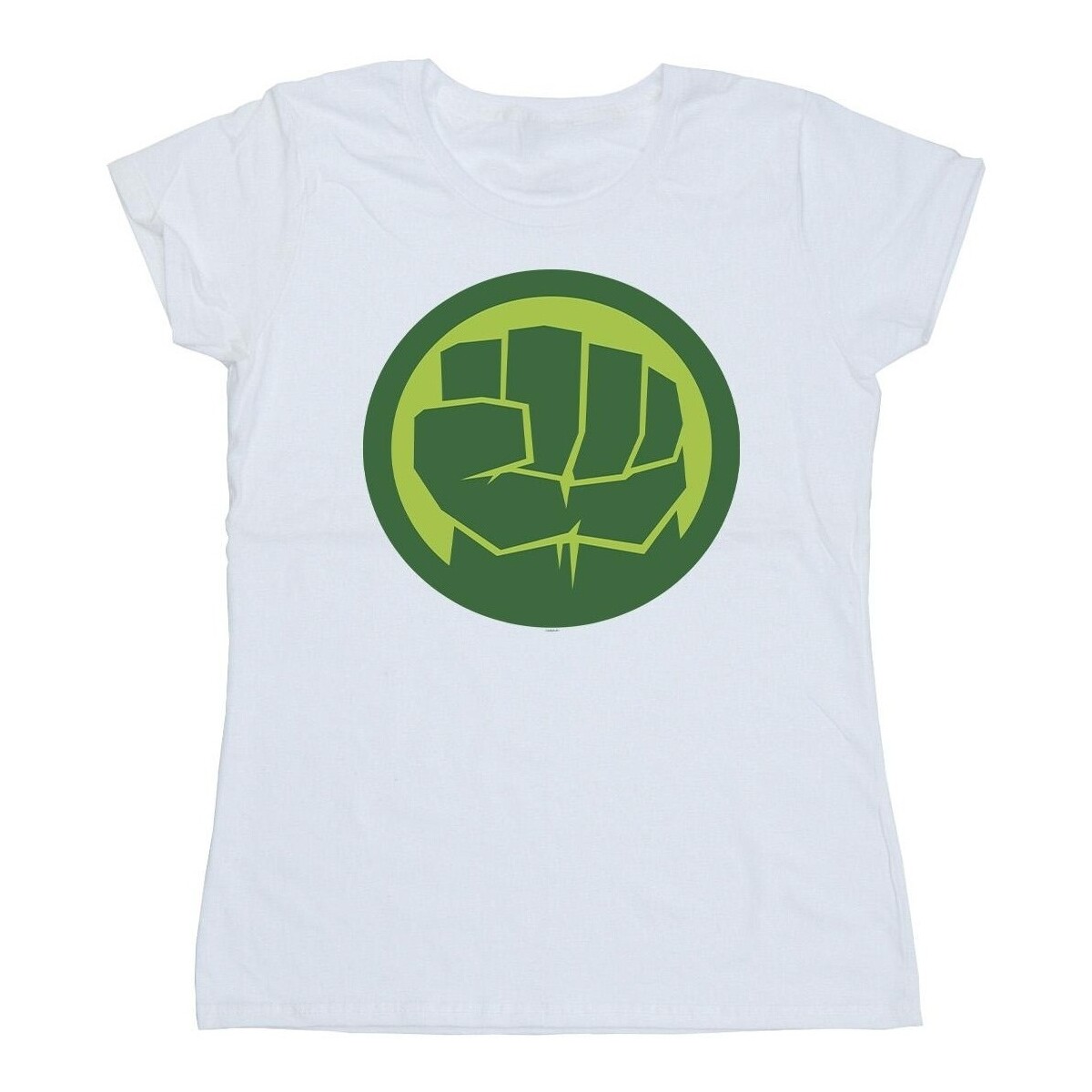 Vêtements Femme T-shirts manches longues Marvel Hulk Chest Logo Blanc
