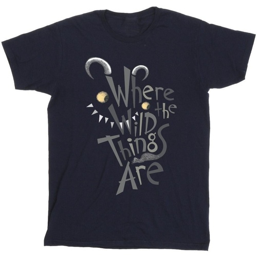 Vêtements Homme T-shirts manches longues Where The Wild Things Are Monster Logo Bleu