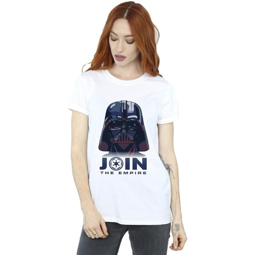 Vêtements Femme T-shirts manches longues Star Wars: A New Hope BI49153 Blanc