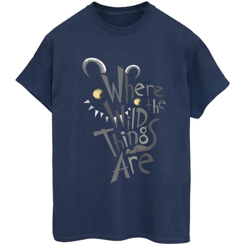 Vêtements Femme T-shirts manches longues Where The Wild Things Are BI49236 Bleu