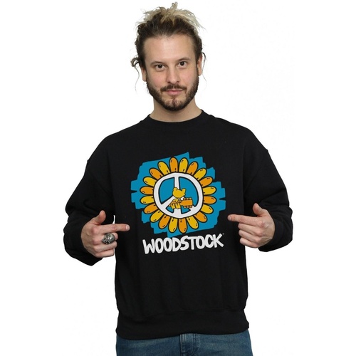 Vêtements Homme Sweats Woodstock Flower Peace Noir