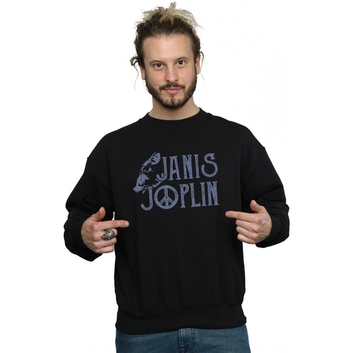 Vêtements Homme Sweats Janis Joplin Type Logo Noir