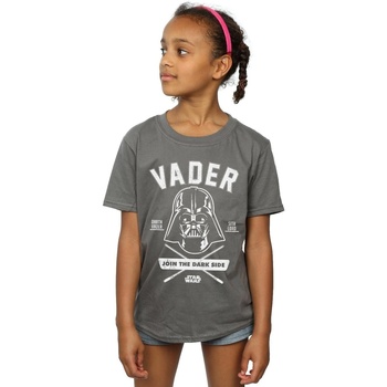 Vêtements Fille T-shirts manches longues Disney Darth Vader Collegiate Multicolore