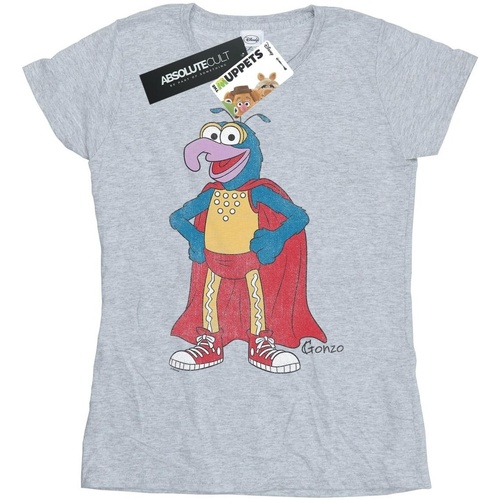 Vêtements Femme T-shirts manches longues Disney The Muppets Classic Gonzo Gris