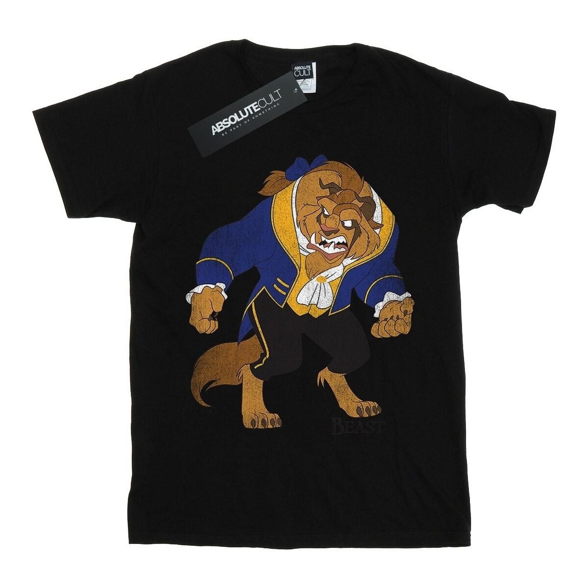 Vêtements Garçon T-shirts manches courtes Disney Beauty And The Beast Classic Beast Noir