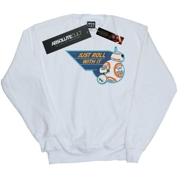 Vêtements Homme Sweats Star Wars: The Rise Of Skywalker D-O & BB-8 Just Roll With It Blanc