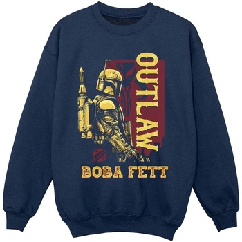 Vêtements Fille Sweats Disney The Book Of Boba Fett Distressed Outlaw Bleu