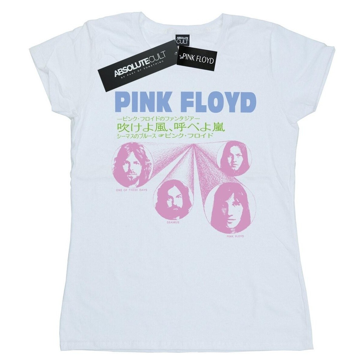 Vêtements Femme T-shirts manches longues Pink Floyd One Of These Days Blanc