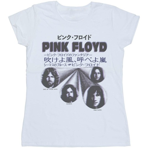 Vêtements Femme T-shirts manches longues Pink Floyd BI49853 Blanc